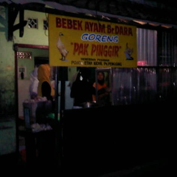 bebek goreng pak pinggir
