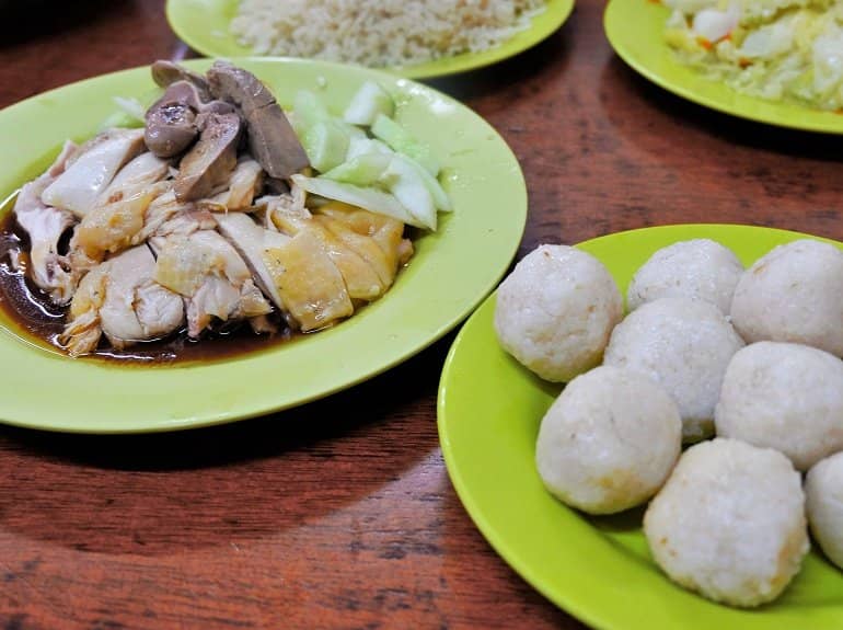 chicken rice ball