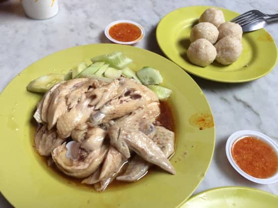 chicken rice ball