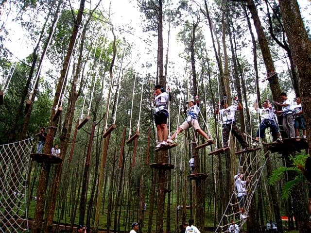kopeng treetop adventure park